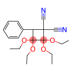 2,2,3,3-tetraethoxy-4-phenyl-1,1-cyclobutanedicarbonitrile