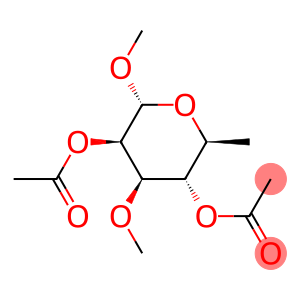 Methyl 6-deoxy-2-O,4-O-diacetyl-3-O-methyl-α-L-mannopyranoside