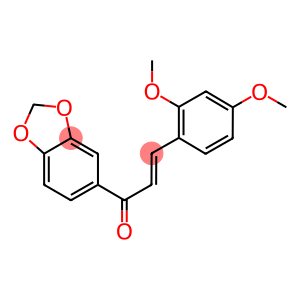 1-(1,3-benzodioxol-5-yl)-3-(2,4-dimethoxyphenyl)-2-propen-1-one
