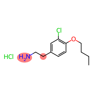 2-(4-butoxy-3-chlorophenyl)ethanamine:hydrochloride
