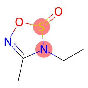 3H-1,2,3,5-Oxathiadiazole, 3-ethyl-4-methyl-, 2-oxide