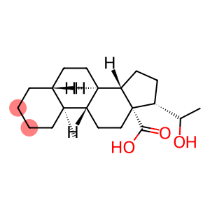 20-Hydroxy-5α-pregnan-18-oic acid