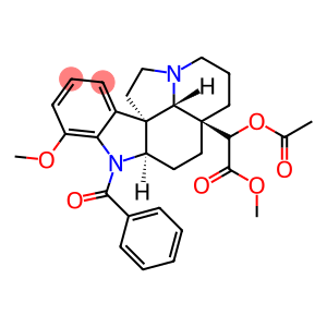 20-(Acetyloxy)-1-benzoyl-17-methoxyaspidospermidin-21-oic acid methyl ester