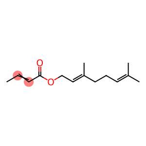 Crotonic acid [(E)-3,7-dimethyl-2,7-octadienyl] ester