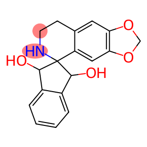1',3',7,8-Tetrahydrospiro[1,3-dioxolo[4,5-g]isoquinoline-5(6H),2'-[2H]indene]-1',3'-diol