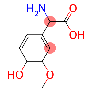 Benzeneacetic acid, α-amino-4-hydroxy-3-methoxy-