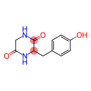 2,5-Piperazinedione, 3-[(4-hydroxyphenyl)methyl]-