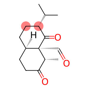 4a(2H)-Naphthalenecarboxaldehyde, octahydro-4-methyl-6-(1-methylethyl)-3,5-dioxo-, [4S-(4α,4aα,6α,8aα)]- (9CI)