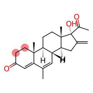 (8R,9S,10R,13S,14S,17R)-17-acetyl-17-hydroxy-6,10,13-trimethyl-16-methylidene-1,2,8,9,11,12,14,15-octahydrocyclopenta[a]phenanthren-3-one