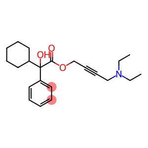 alpha-cyclohexyl-alpha-hydroxy-benzeneaceticaci4-(diethylamino)-2-butynyl
