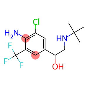1-[4-azanyl-3-chloro-5-(trifluoromethyl)phenyl]-2-(tert-butylamino)ethanol