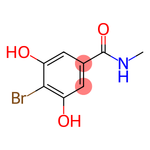 3,5-DIHYDROXY-4-BROMO-N-METHYLBENZAMIDE