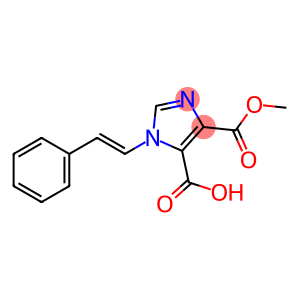 1-[(E)-2-Phenylethenyl]-1H-imidazole-4,5-dicarboxylic acid 4-methyl ester