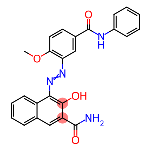 4-[[5-(anilino)carbonyl-2-methoxyphenyl]azo]-3-hydroxynaphthalene-2-carboxamide