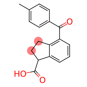 1H-Indene-1-carboxylic acid, 2,3-dihydro-4-(4-methylbenzoyl)-
