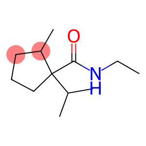 N-ethyl-2-methyl-1-(1-methylethyl)cyclopentanecarboxamide