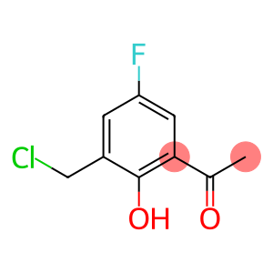 1-[3-(chloromethyl)-5-fluoro-2-hydroxyphenyl]ethan-1-one
