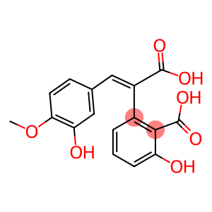 Benzeneacetic acid, 2-carboxy-3-hydroxy-α-[(3-hydroxy-4-methoxyphenyl)methylene]-