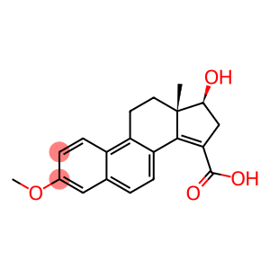 11H-Cyclopenta[a]phenanthrene-15-carboxylic acid, 12,13,16,17-tetrahydro-17-hydroxy-3-methoxy-13-methyl-, (13S-cis)- (9CI)