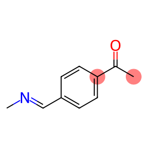 Ethanone, 1-[4-[(E)-(methylimino)methyl]phenyl]- (9CI)