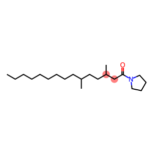3,6-dimethyl-1-pyrrolidin-1-ylpentadecan-1-one