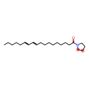 1-[(10E,12E)-1-Oxo-10,12-octadecadienyl]pyrrolidine