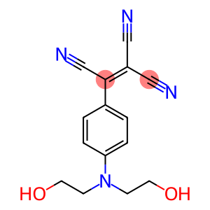 2-[4-[bis(2-hydroxyethyl)amino]phenyl]ethene-1,1,2-tricarbonitrile
