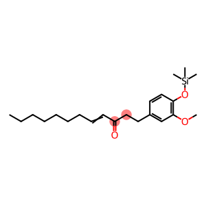 4-Dodecen-3-one, 1-[3-methoxy-4-[(trimethylsilyl)oxy]phenyl]-