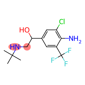 1-[4-amino-3-chloro-5-(trifluoromethyl)phenyl]-2-(tert-butylamino)ethanol