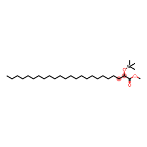 2-Trimethylsilyloxytetracosanoic acid methyl ester