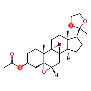 Pregnan-20-one, 3-(acetyloxy)-5,6-epoxy-, cyclic 20-(1,2-ethanediyl acetal), (3β,5α,6α)- (9CI)