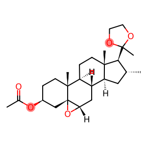 3β-(Acetyloxy)-5,6α-epoxy-16α-methyl-5α-pregnan-20-one ethylene acetal