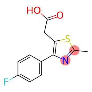 5-Thiazoleacetic acid, 4-(4-fluorophenyl)-2-methyl-