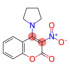 3-Nitro-4-(pyrrolidin-1-yl)-2H-chromen-2-one