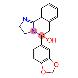 2,3,5,6-Tetrahydro-5-(1,3-benzodioxol-5-yl)imidazo[2,1-a]isoquinolin-5-ol
