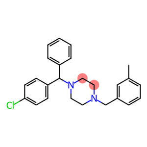 1-((4-Chlorophenyl)phenylmethyl)-4-((3-methylphenyl)methyl)piperazine