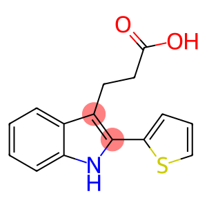 3-(2-thien-2-yl-1H-indol-3-yl)propanoic acid