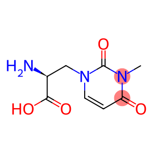1(2H)-Pyrimidinepropanoic acid, alpha-amino-3,4-dihydro-3-methyl-2,4-dioxo-, (alphaS)- (9CI)