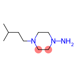 1-Piperazinamine,4-(3-methylbutyl)-(9CI)