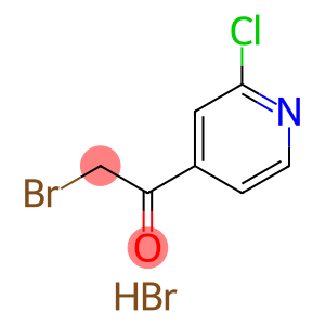 2-Bromo-1-(2-chloropyridin-4-yl)ethan-1-one hydrobromide