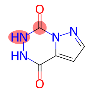 Pyrazolo[1,5-d][1,2,4]triazine-4,7-dione,  5,6-dihydro-