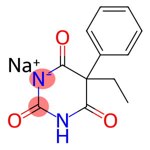 5-Ethyl-5-phenyl-2,4,6-trioxohexahydropyrimidine  sodium  salt,  5-Ethyl-5-phenylbarbituric  acid  sodium  salt,  Luminal  sodium  salt,  Sodium  5-ethyl-5-phenylbarbiturate