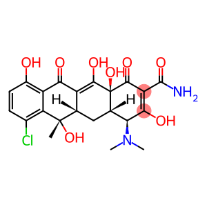 7-chloro-4-(dimethylamino)-3,6,10,12,12a-pentahydroxy-6-methyl-1,11-dioxo-1,4,4a,5,5a,6,11,12a-octahydrotetracene-2-carboxamide