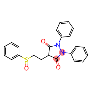 1,2-二苯基-4-(苯亚砜基乙基)-3,5-吡咯烷二酮
