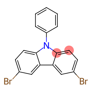 3,6-Dibromo-9-Phenyl-9H-Carbozale