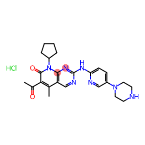 6-Acetyl-8-cyclopentyl-5-methyl-2-[[5-(1-piperazinyl)-2-pyridinyl]amino]pyrido[2,3-d]pyrimidin-7(8H)-one hydrochloride