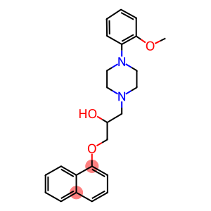 1-[4-(2-甲氧苯基)-哌嗪]-3-(1-萘氧基)-2-丙醇盐酸盐