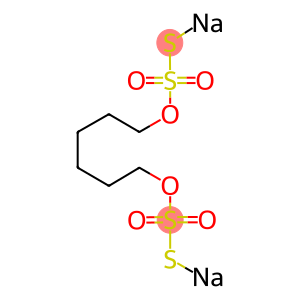 disodium 1,6-bis(sulfonatosulfanyl)hexane