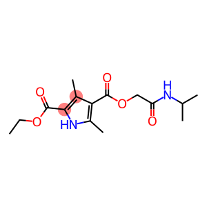1H-Pyrrole-2,4-dicarboxylicacid,3,5-dimethyl-,2-ethyl4-[2-[(1-methylethyl)amino]-2-oxoethyl]ester(9CI)