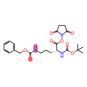 2,5-dioxopyrrolidin-1-yl (2R)-5-{[(benzyloxy)carbonyl]amino}-2-{[(tert-butoxy)carbonyl]amino}pentanoate